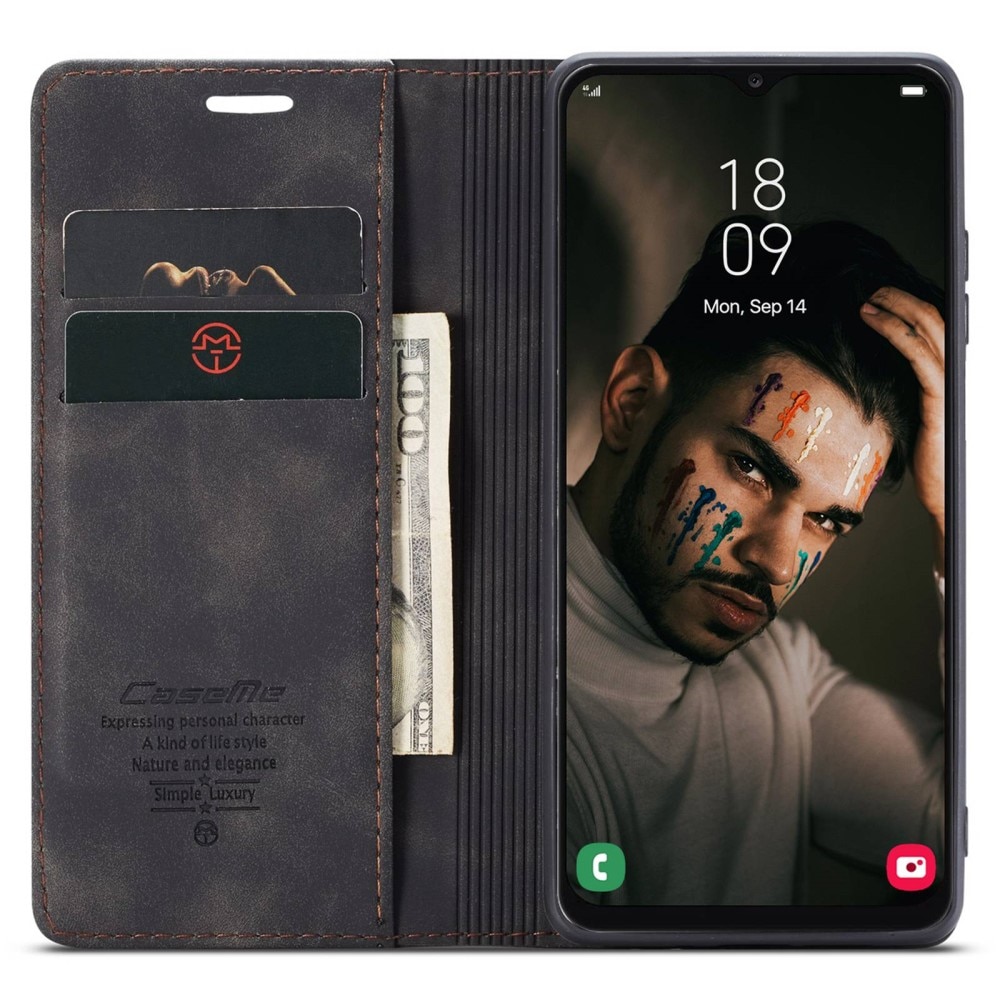 Slim Plånboksfodral Samsung Galaxy A13 Svart