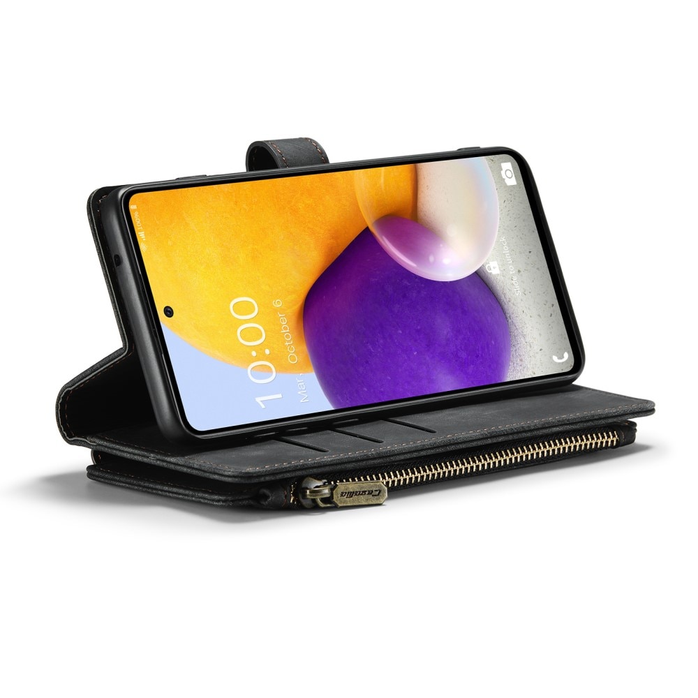 Zipper Plånboksfodral Samsung Galaxy A13 svart