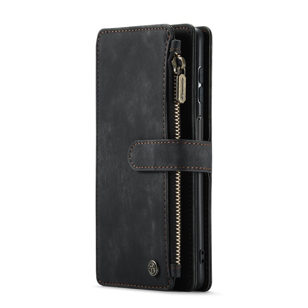 Zipper Plånboksfodral Samsung Galaxy A04s Svart