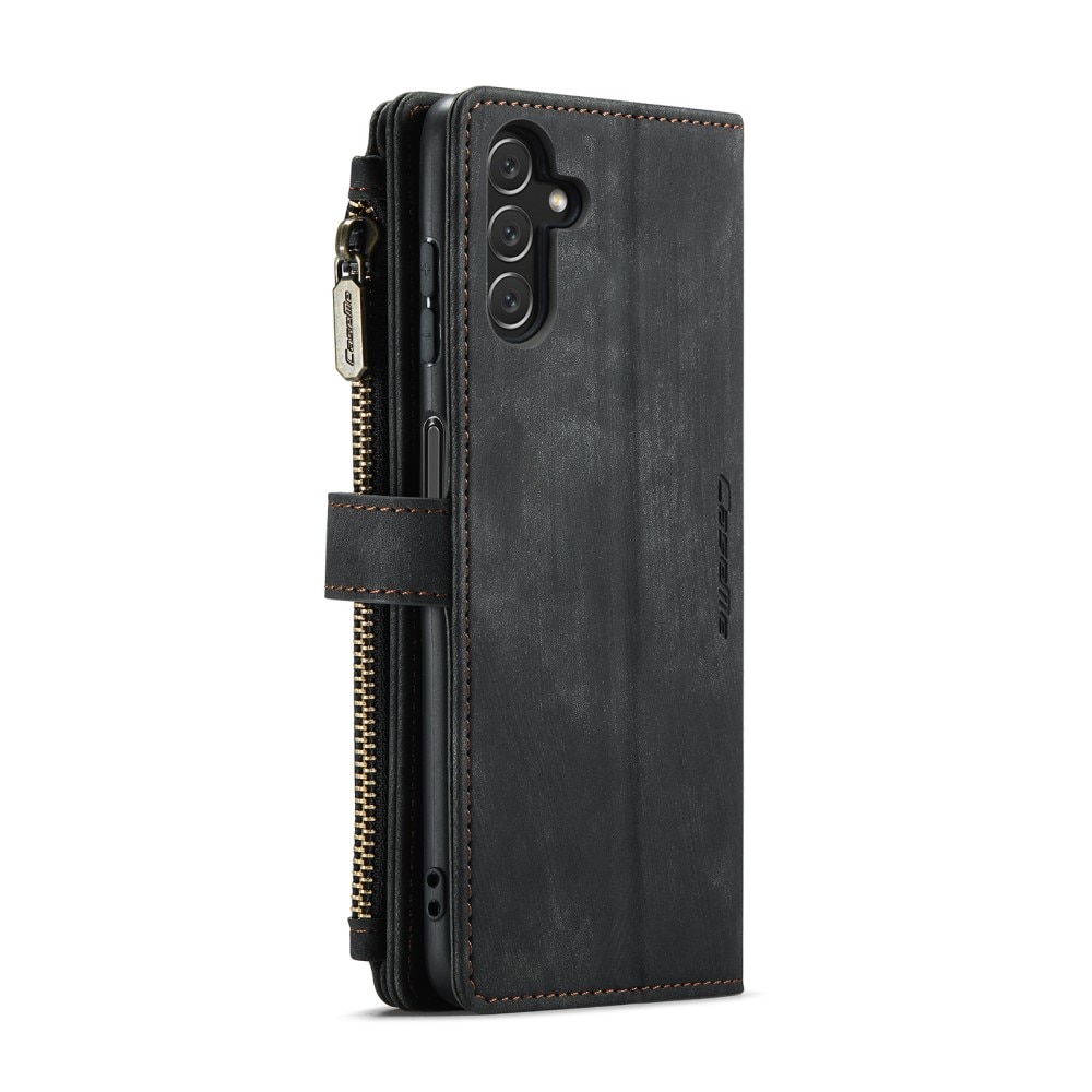 Zipper Plånboksfodral Samsung Galaxy A04s svart