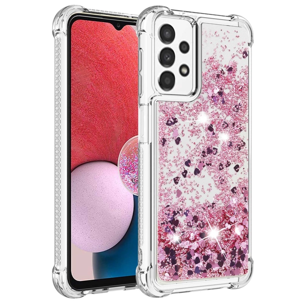 Glitter Powder TPU Case Samsung Galaxy A13 rosa