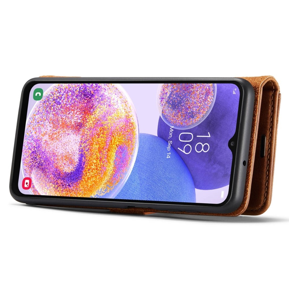 Magnet Wallet Samsung Galaxy A23 Cognac