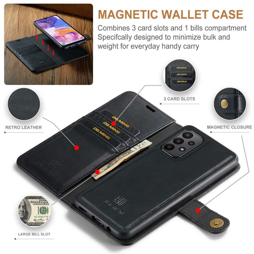 Magnet Wallet Samsung Galaxy A23 Svart