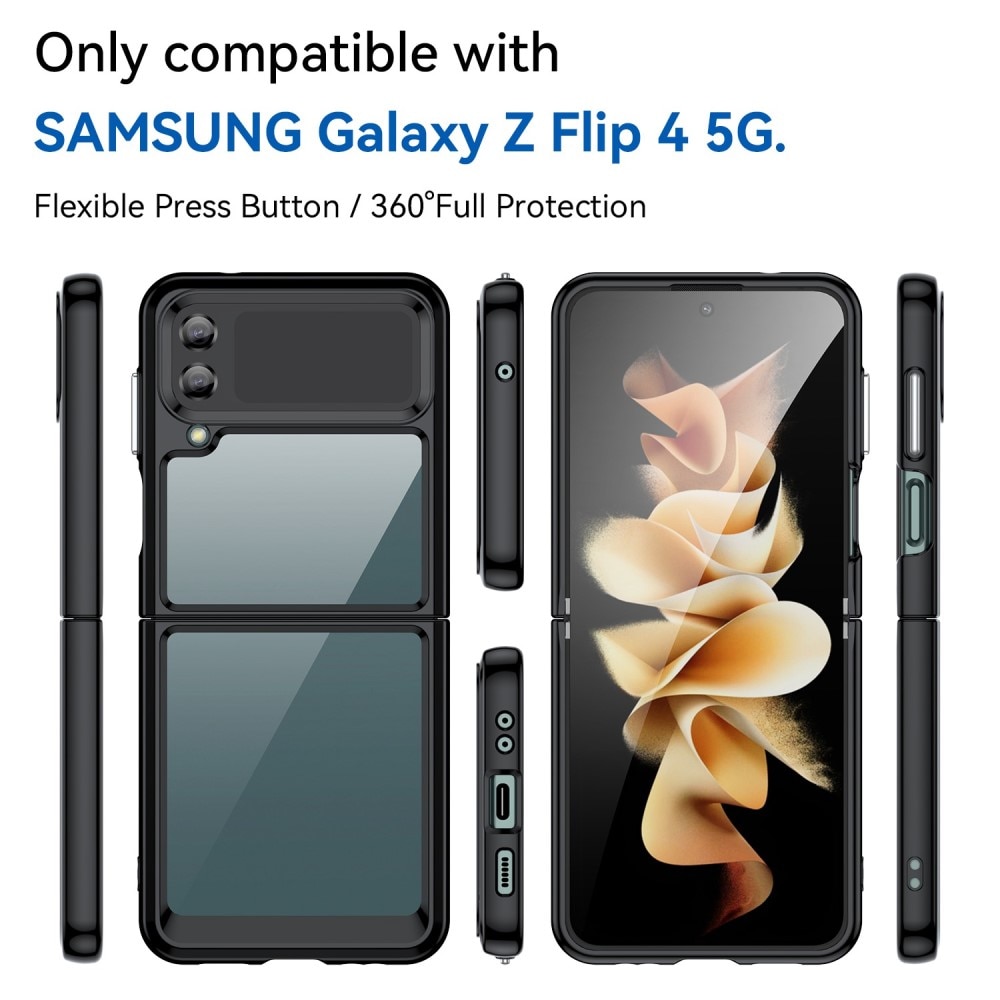 Crystal Hybrid Case Samsung Galaxy Z Flip 4 Black