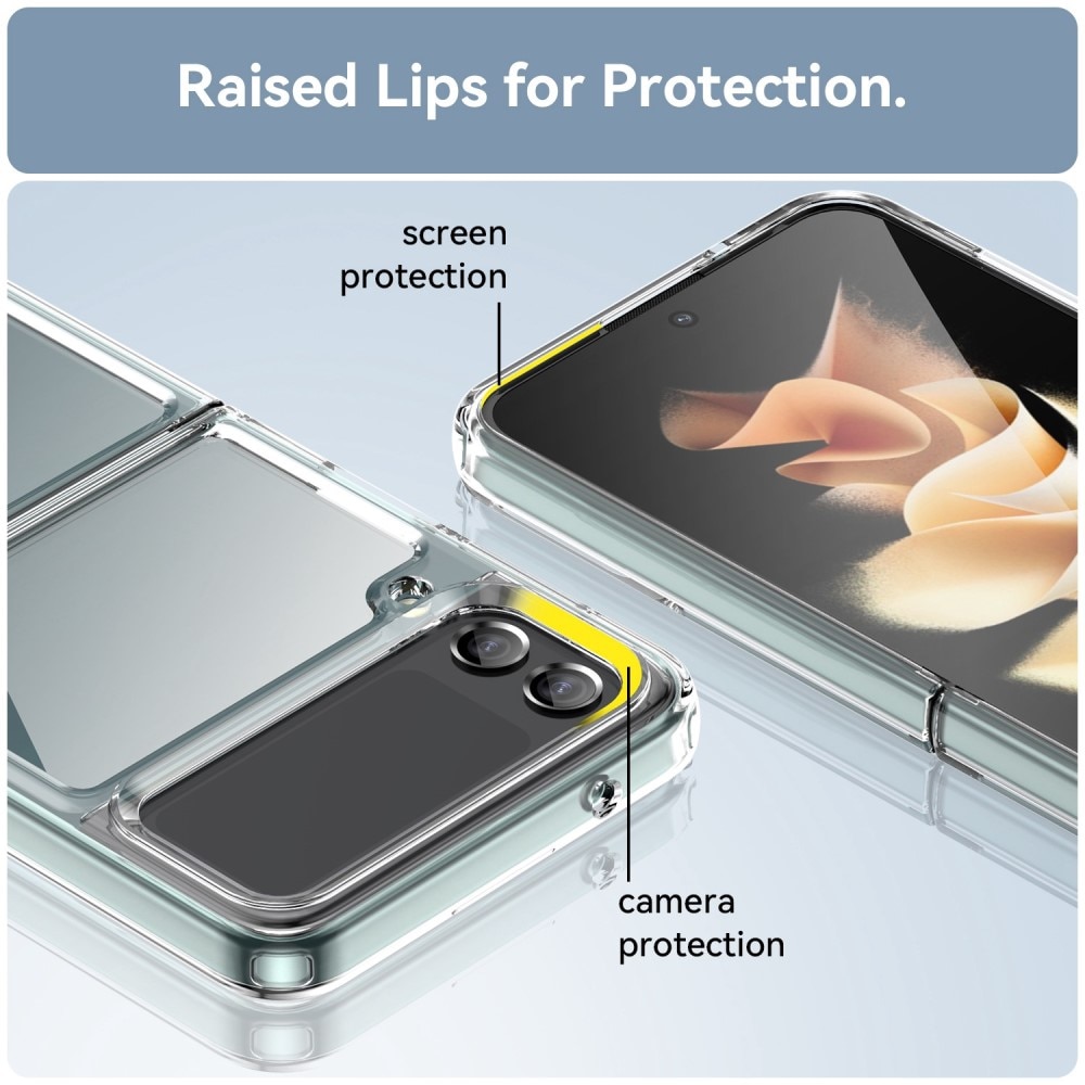 Crystal Hybrid Case Samsung Galaxy Z Flip 4 Transparent