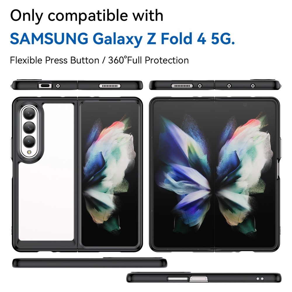 Hybridskal Samsung Galaxy Z Fold 4 transparent