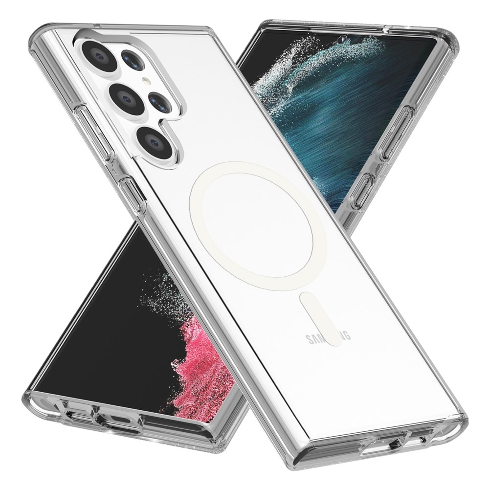 Hybridskal MagSafe Samsung Galaxy S23 Ultra transparent