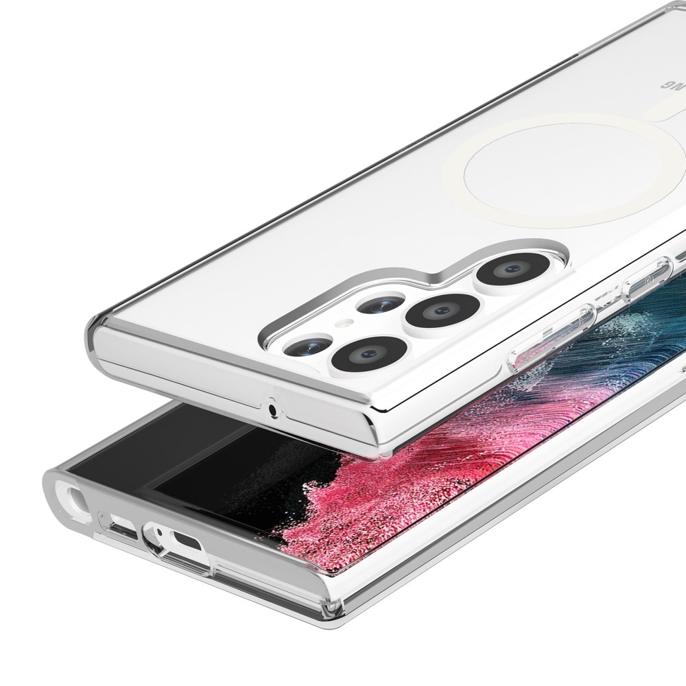 Hybridskal MagSafe Samsung Galaxy S23 Ultra transparent