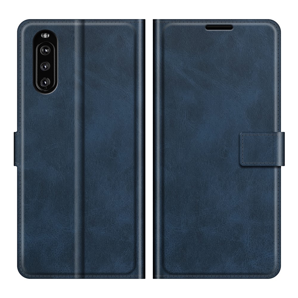 Leather Wallet Sony Xperia 10 III Blue