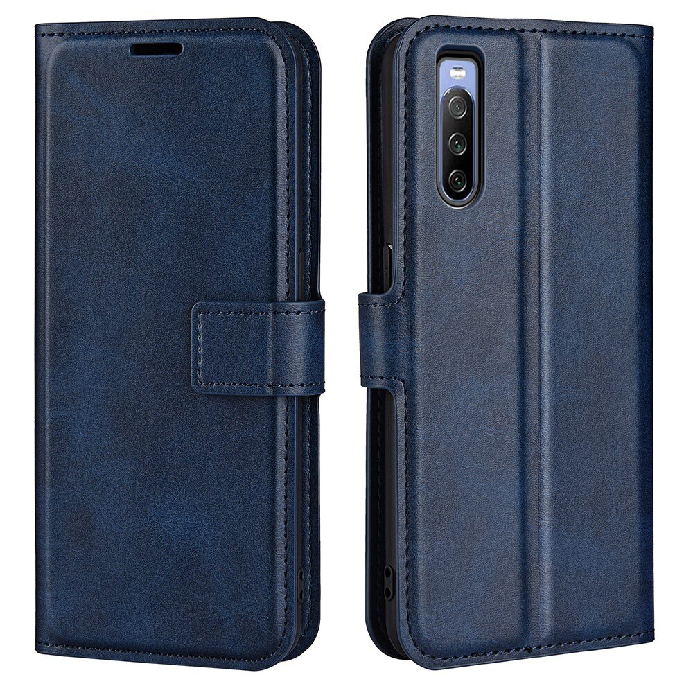 Leather Wallet Sony Xperia 10 IV Blue