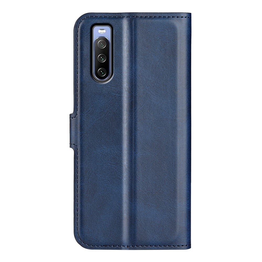 Leather Wallet Sony Xperia 10 IV Blue