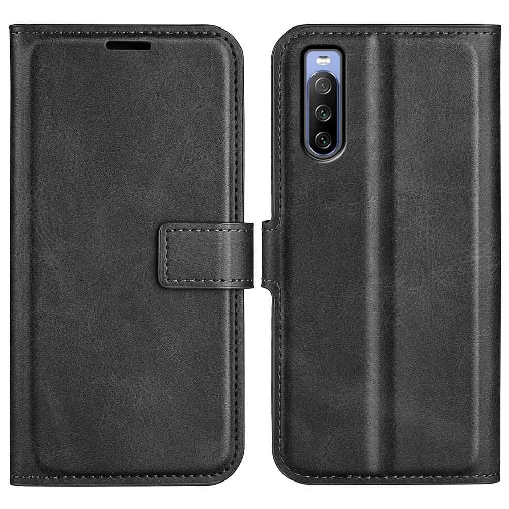 Leather Wallet Sony Xperia 10 IV Black