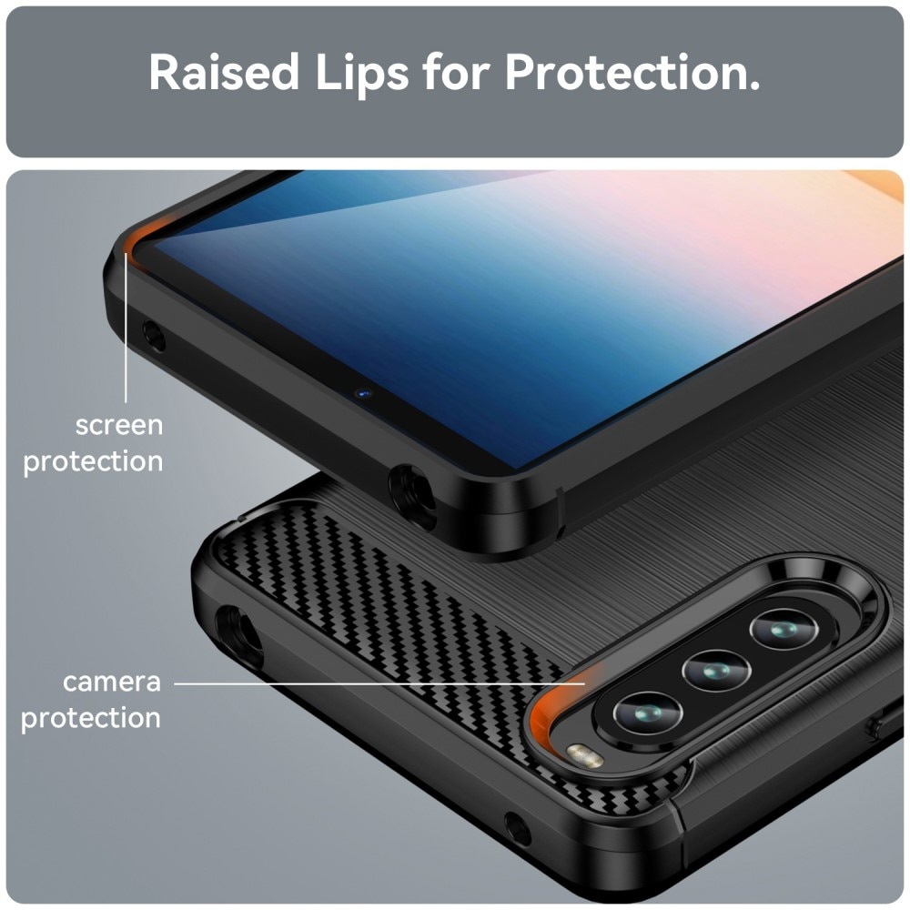 Brushed TPU Case Sony Xperia 10 IV Black
