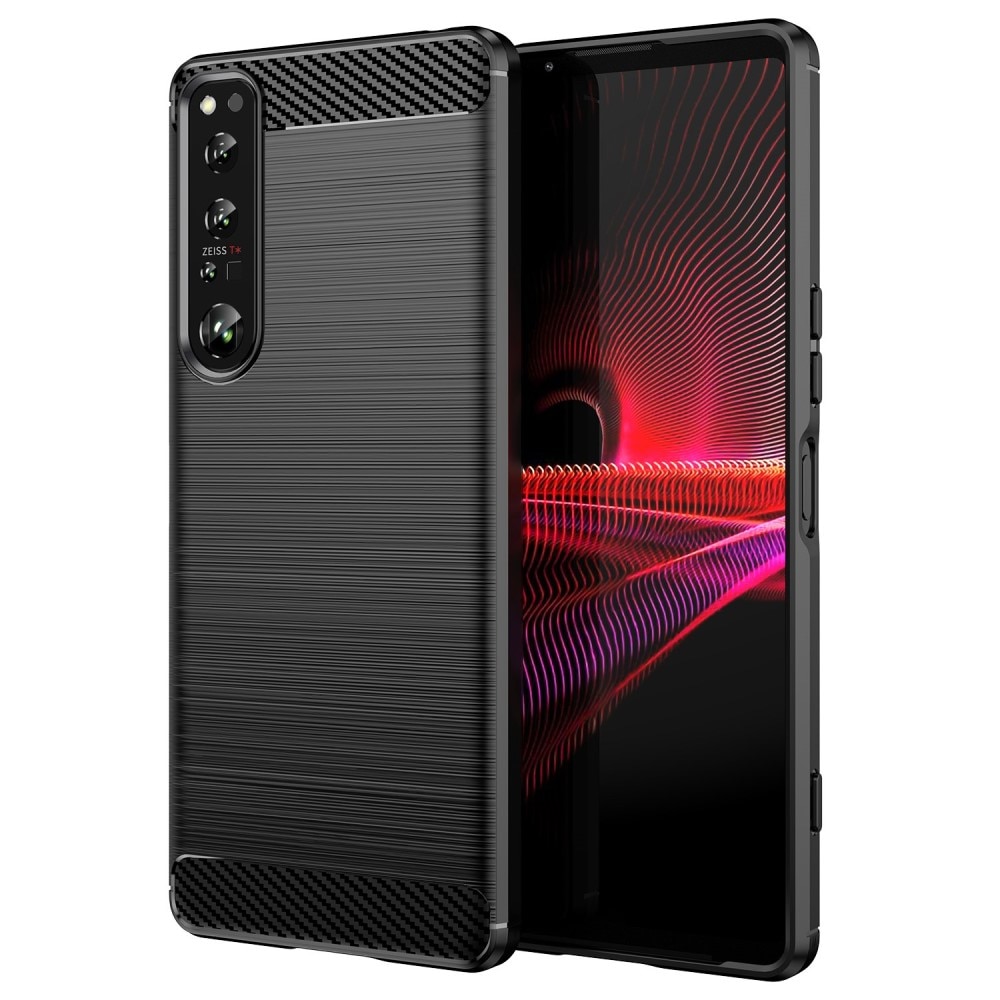 Brushed TPU Case Sony Xperia 1 IV Black