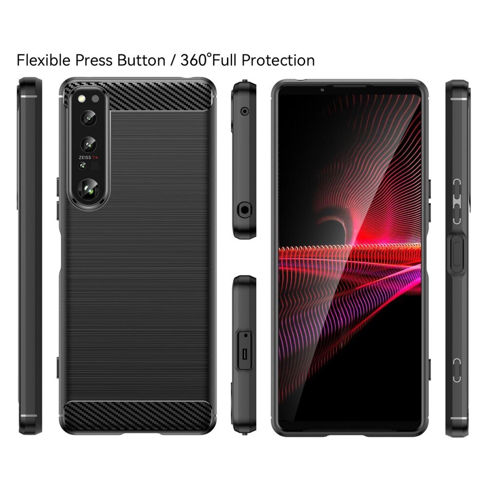 Brushed TPU Case Sony Xperia 1 IV Black