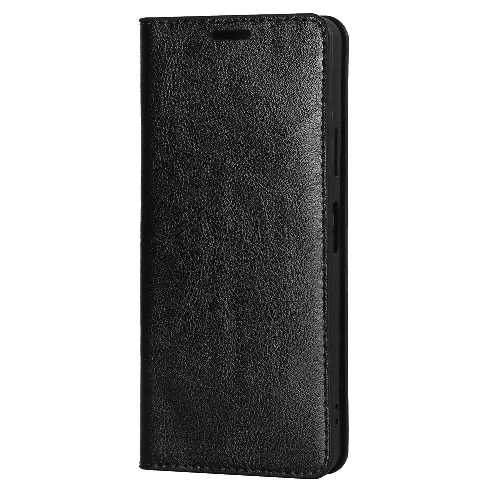 Mobilfodral Äkta Läder Sony Xperia 10 IV Svart