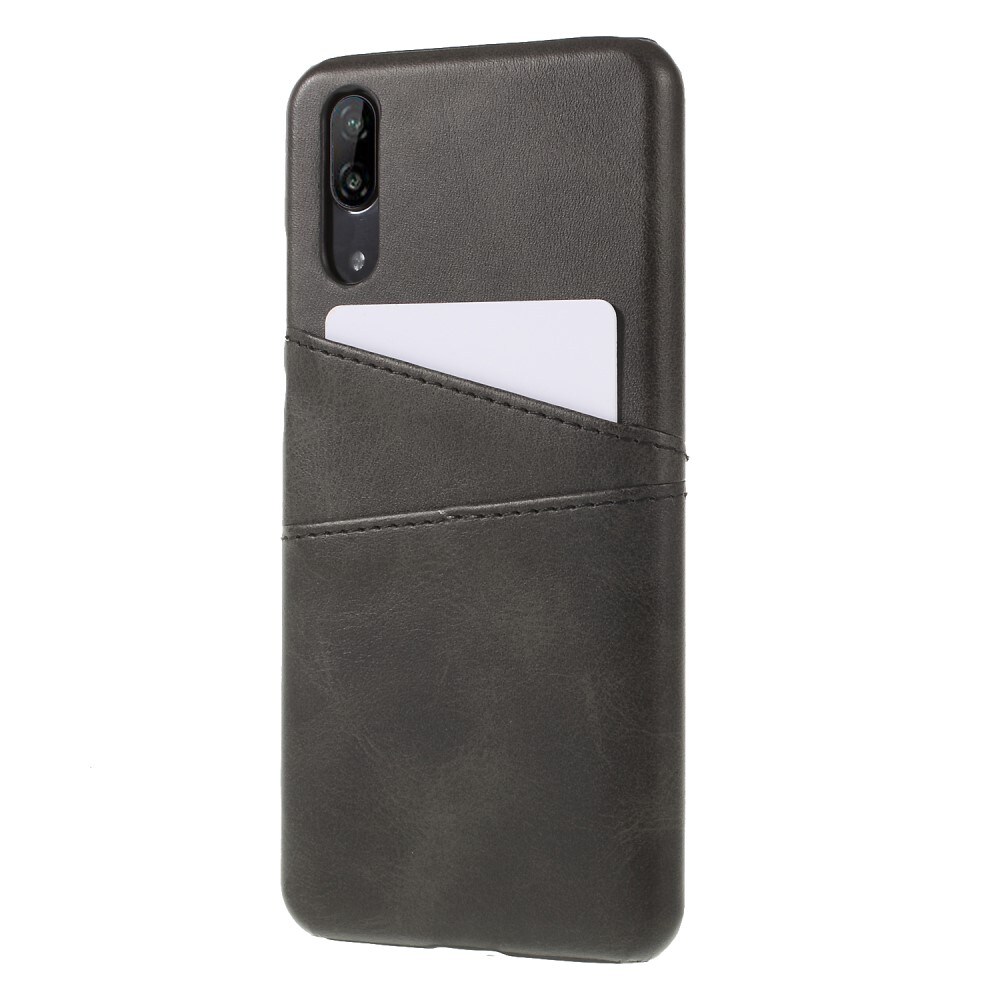 Card Slots Case Huawei P20 Svart