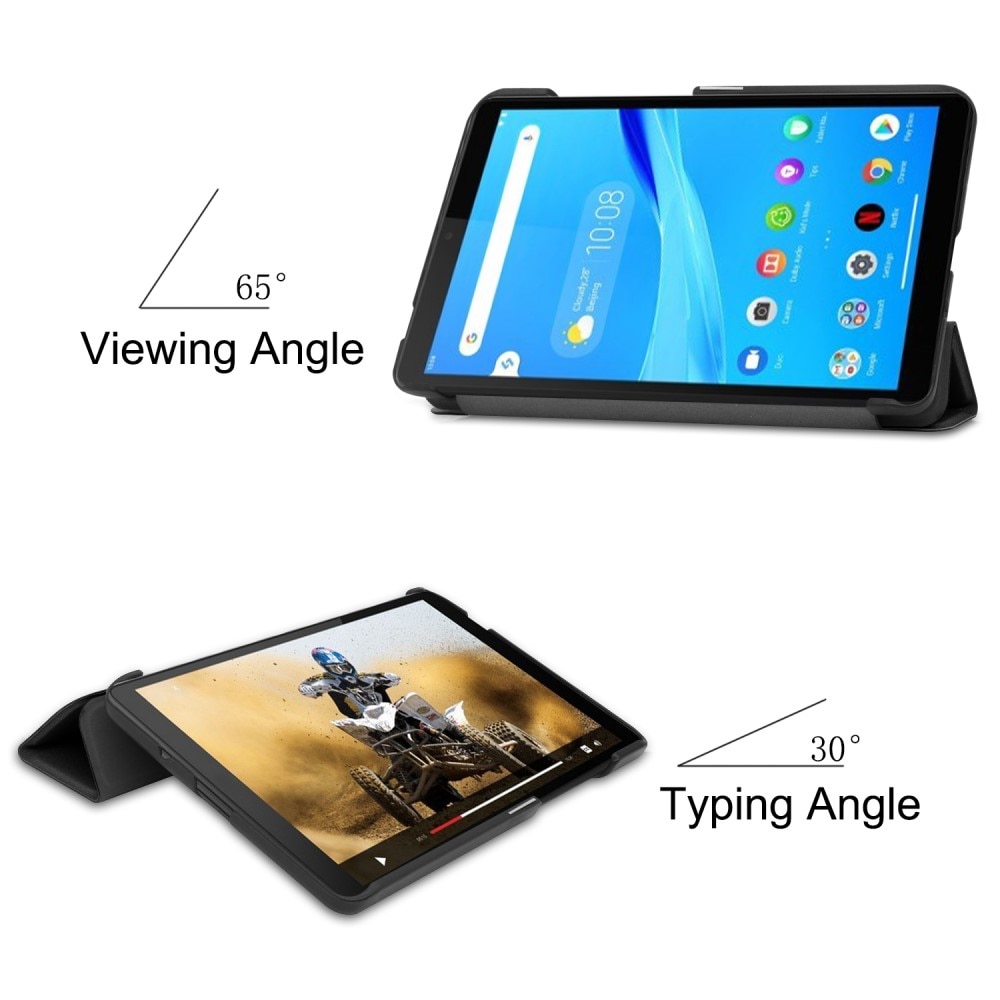 Lenovo Tab M7 (2nd Gen) Fodral Tri-fold svart