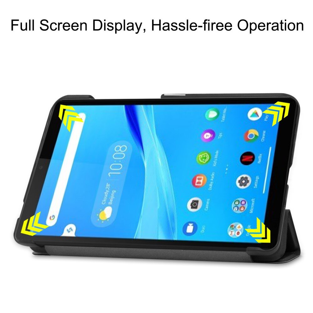 Lenovo Tab M7 (3rd Gen) Fodral Tri-fold svart