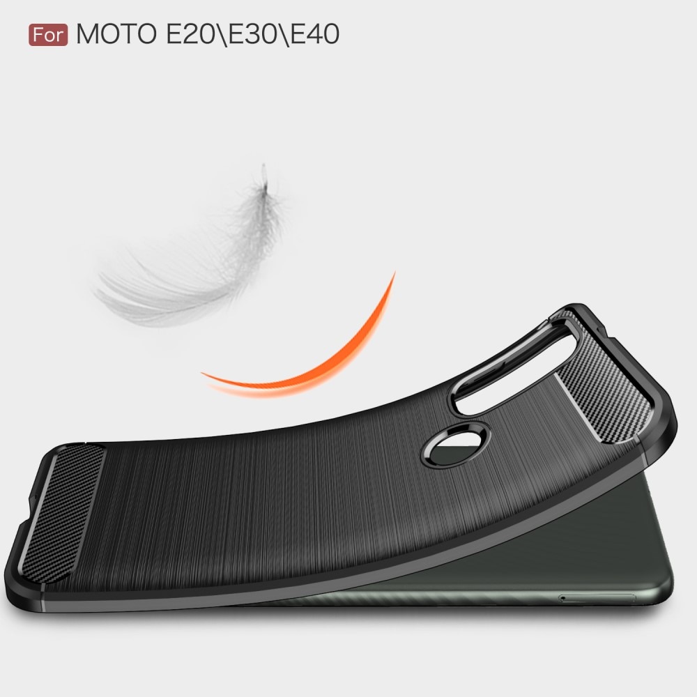 Brushed TPU Case Motorola Moto E20/E30/E40 Black