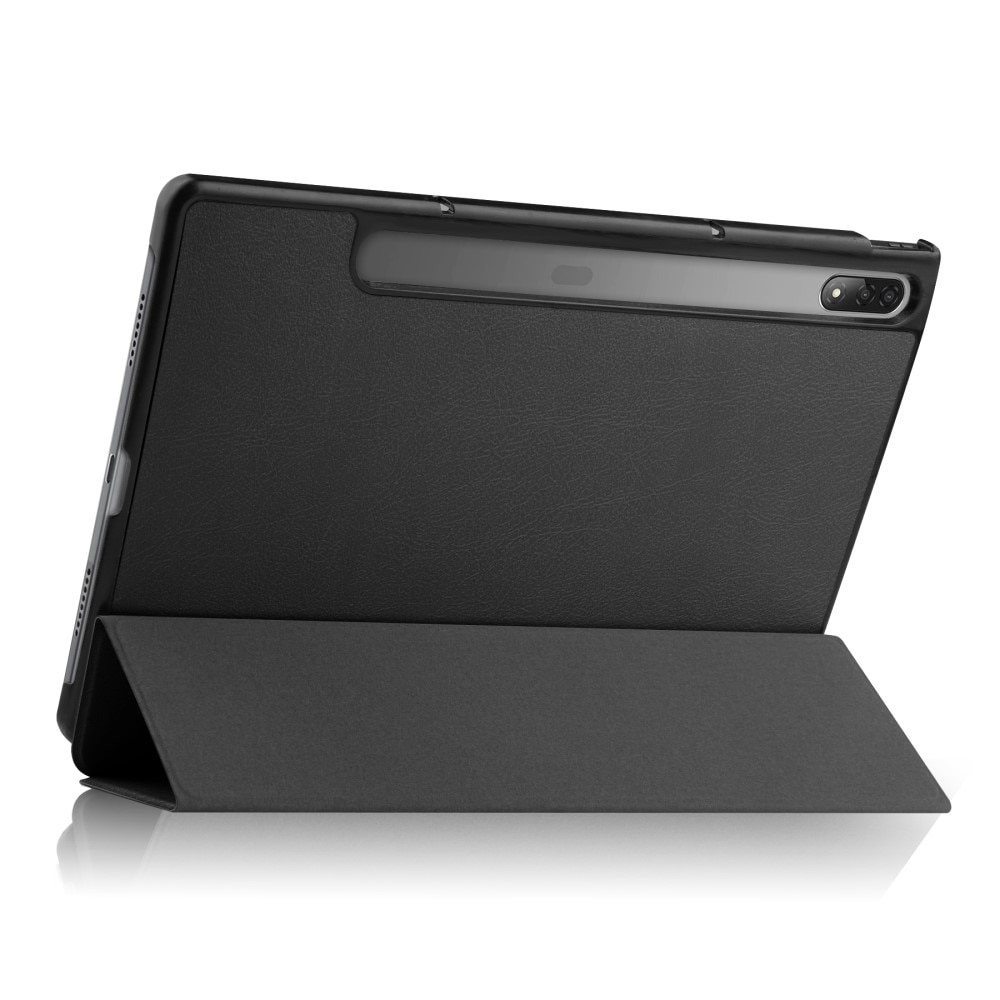 Lenovo Tab P12 Pro Fodral Tri-fold svart