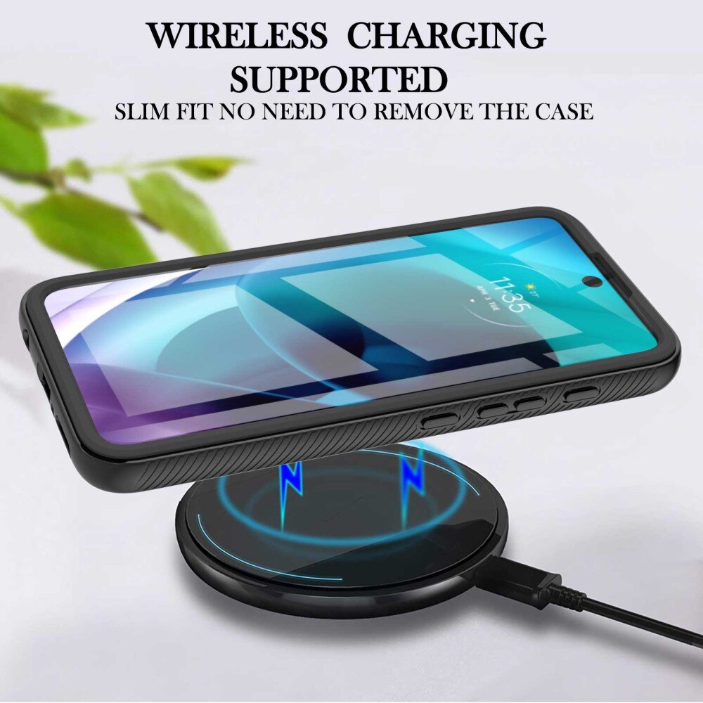 Full Protection Case Motorola Moto G71 Svart