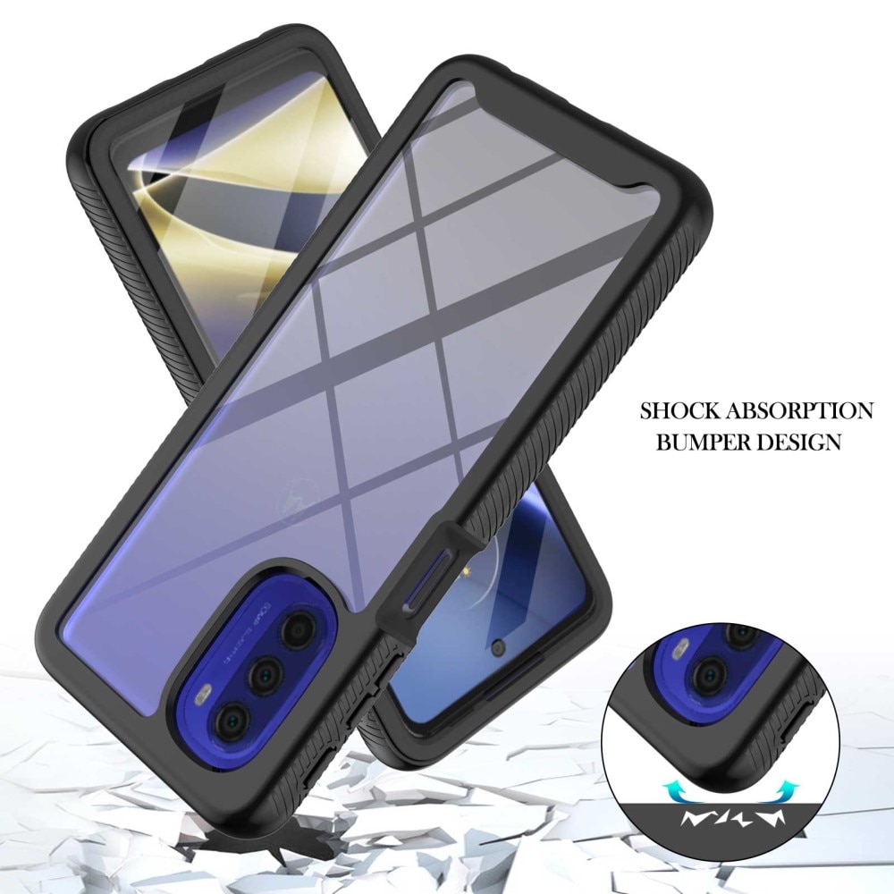 Full Protection Case Motorola Moto G51 Svart