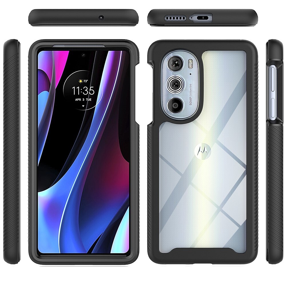 Full Cover Skal Motorola Edge 30 Pro Svart