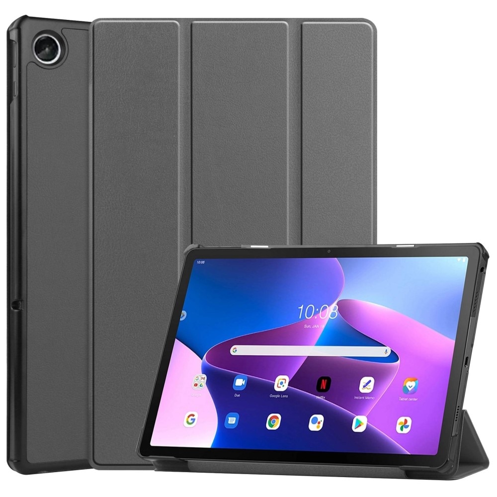 Fodral Tri-fold Lenovo Tab M10 Plus (3rd gen) grå