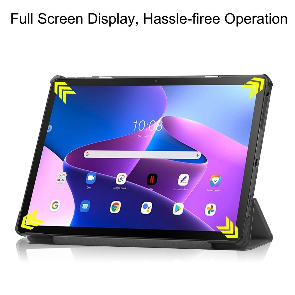 Fodral Tri-fold Lenovo Tab M10 Plus (3rd gen) grå