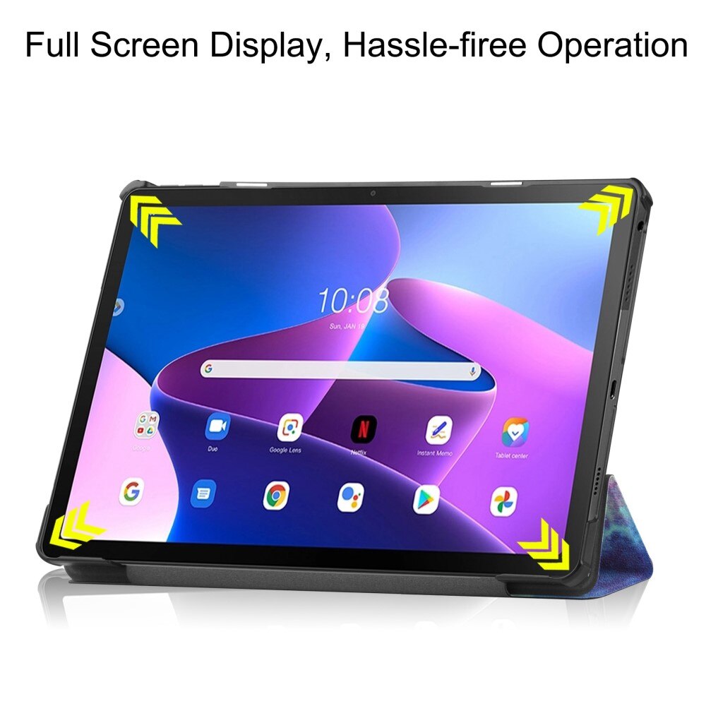 Fodral Tri-fold  Lenovo Tab M10 Plus (3rd gen) Flerfärgad/mönster