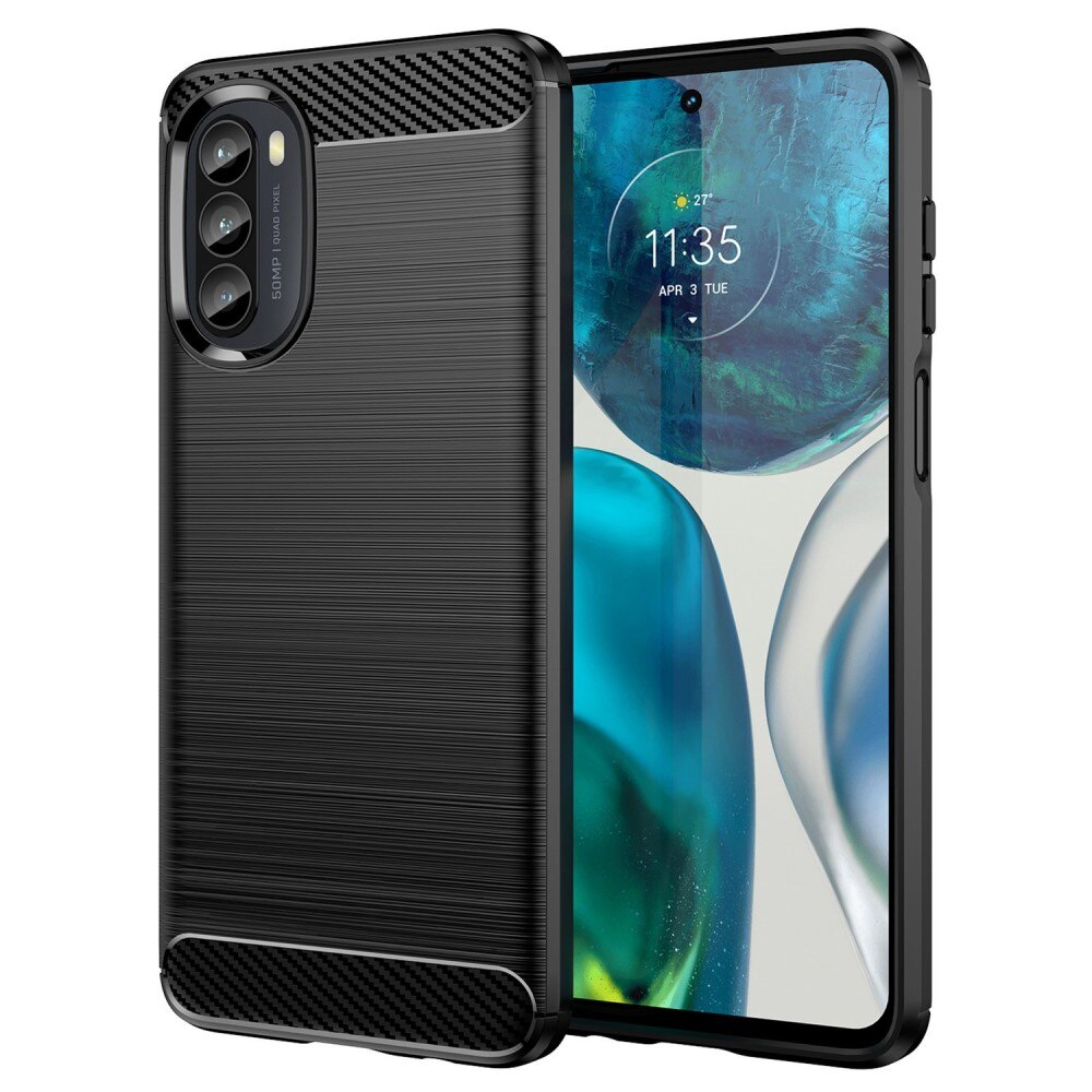 Motorola Moto G52 Skal TPU Brushed Svart