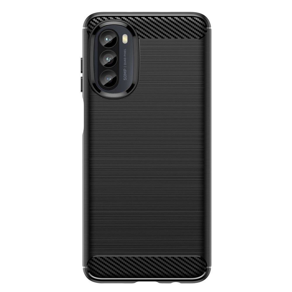 Motorola Moto G52 Skal TPU Brushed Svart