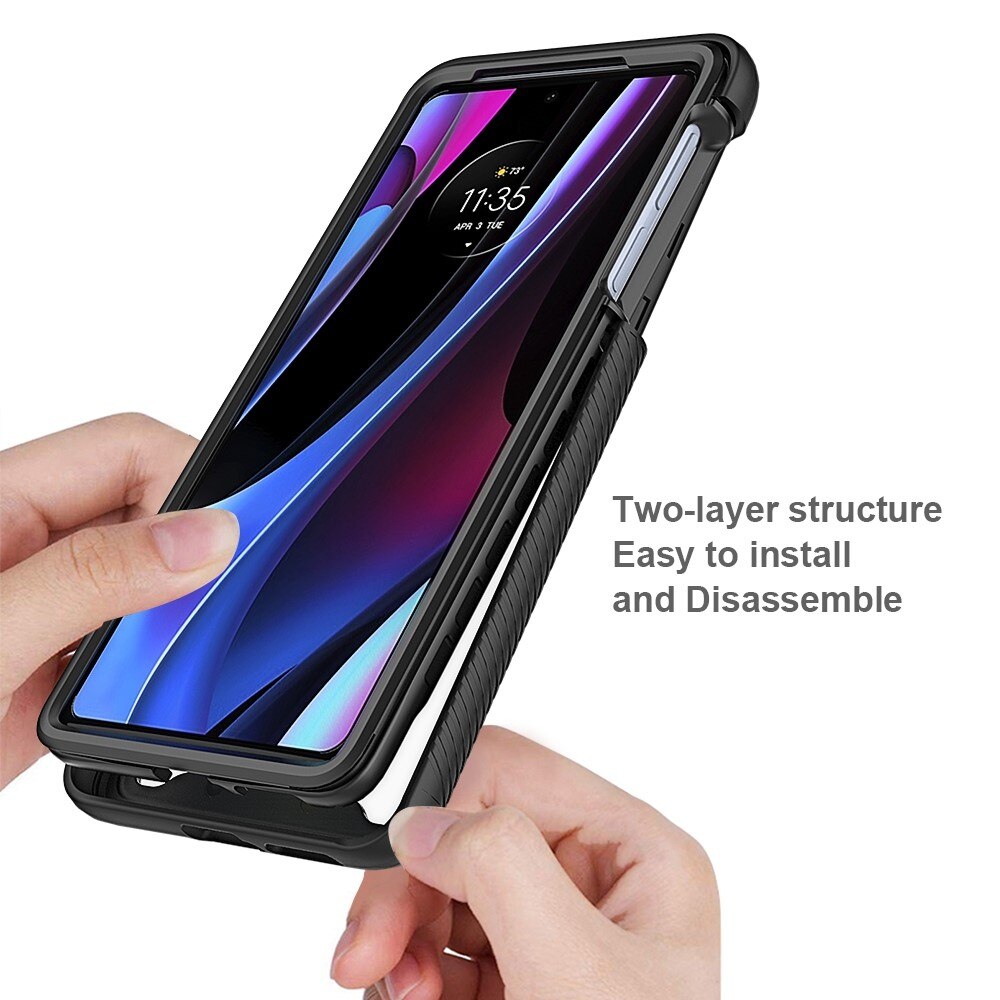 Full Protection Case Motorola Edge 30 Pro Svart