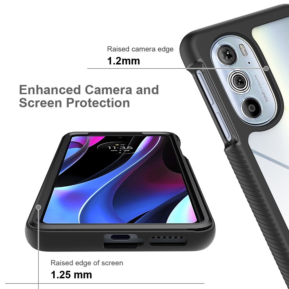 Full Protection Case Motorola Edge 30 Pro Svart