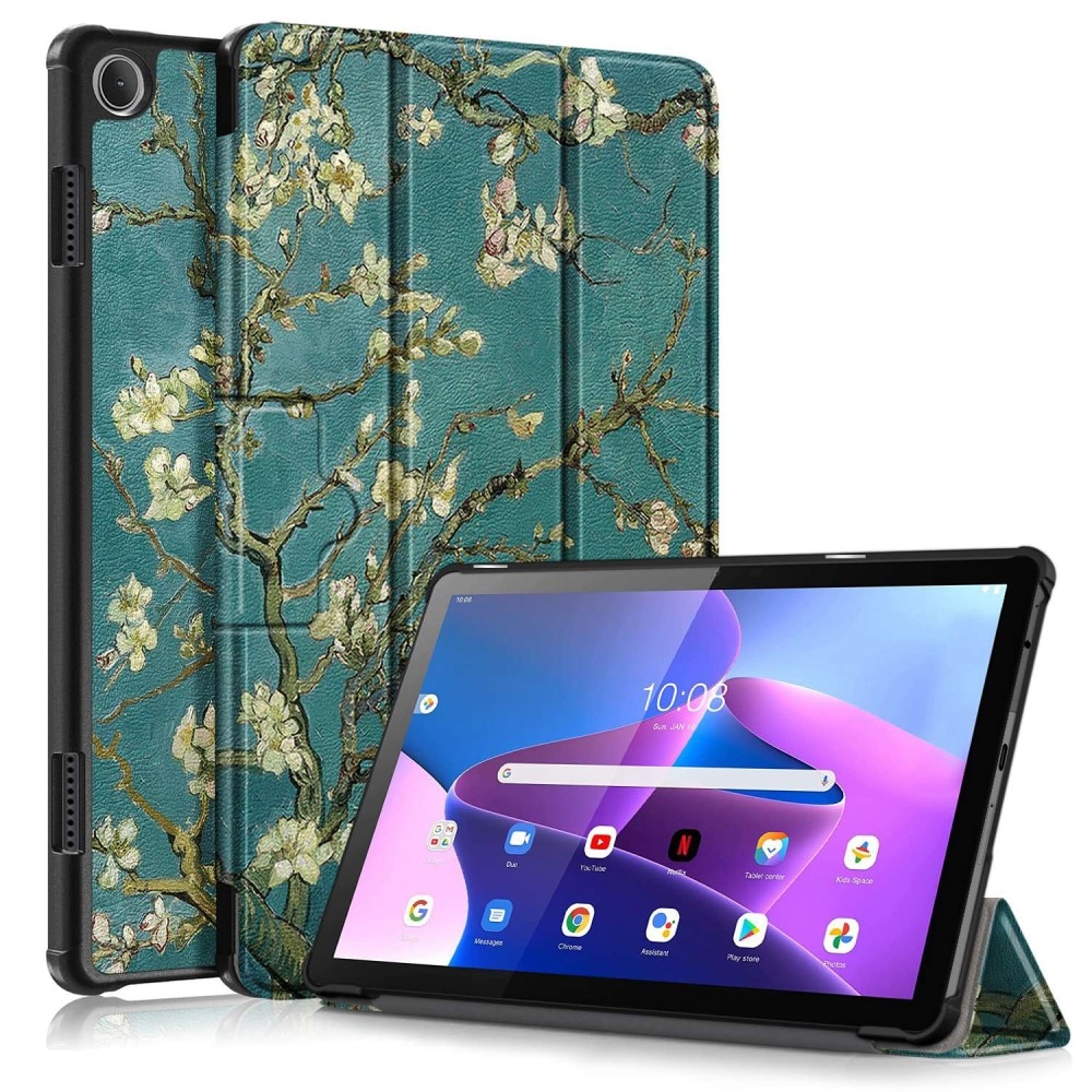 Fodral Tri-fold Lenovo Tab M10 (3rd gen) - Körsbärsblommor