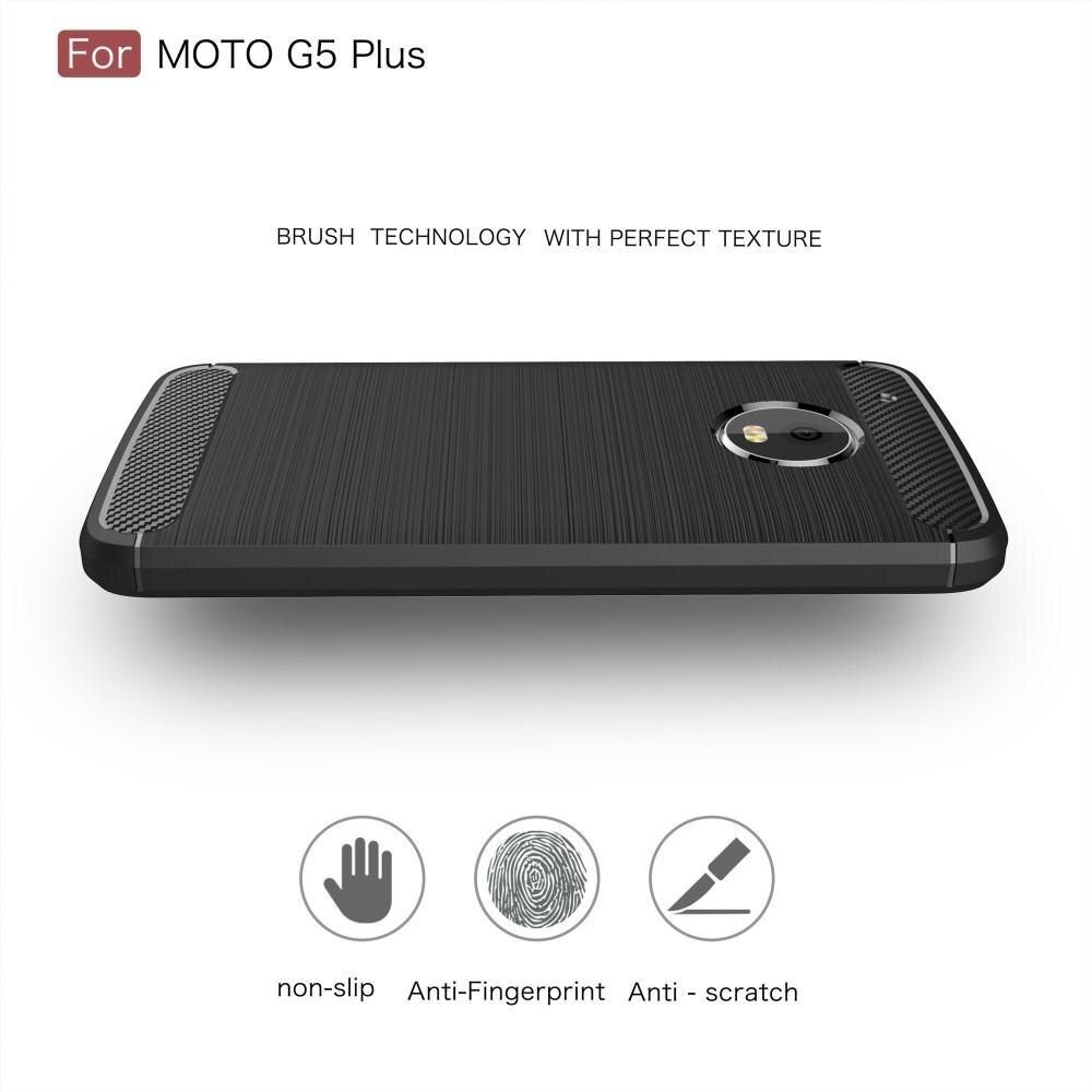 Brushed TPU Case for Lenovo Moto G5 Plus black