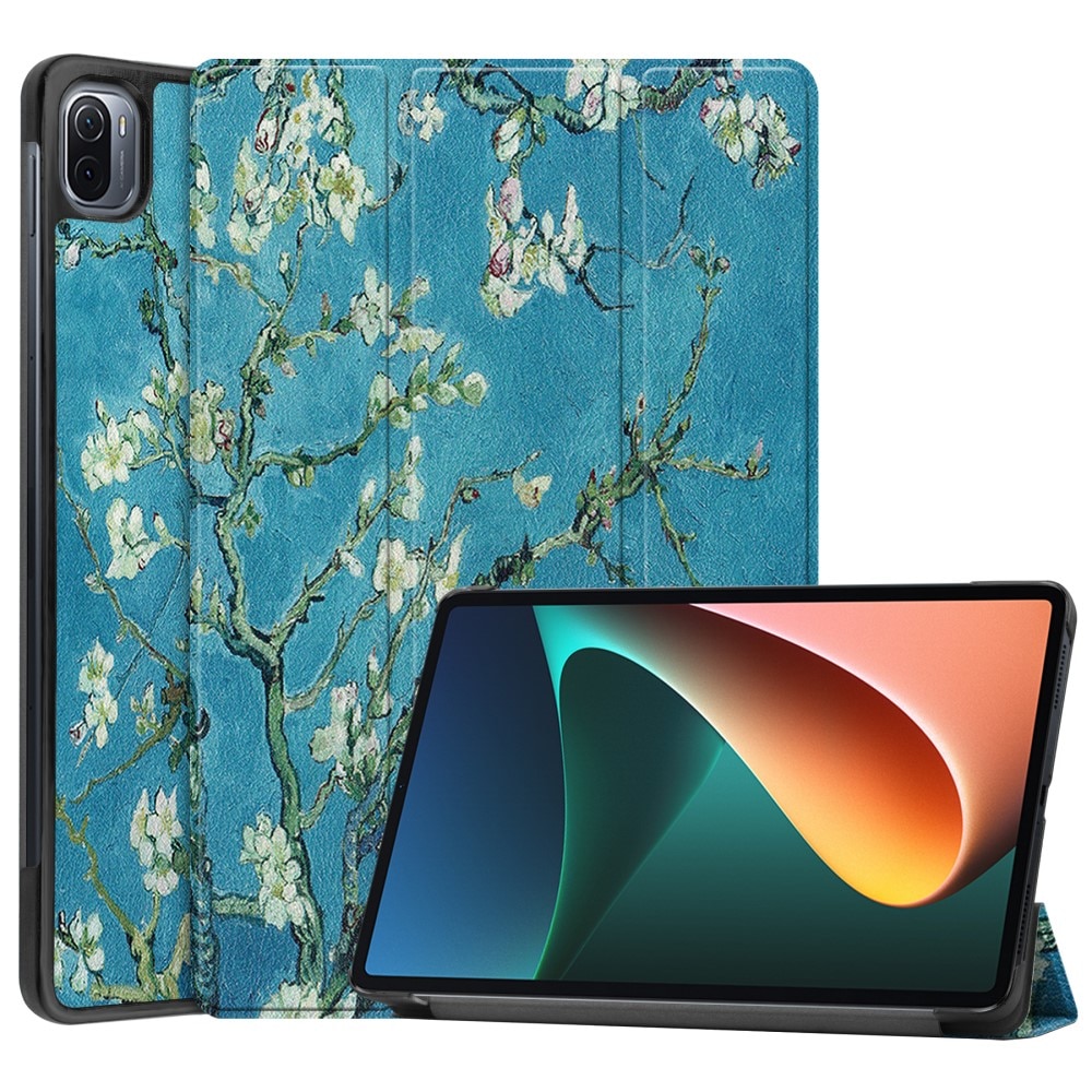 Fodral Tri-fold Xiaomi Pad 5 - Körsbärsblommor