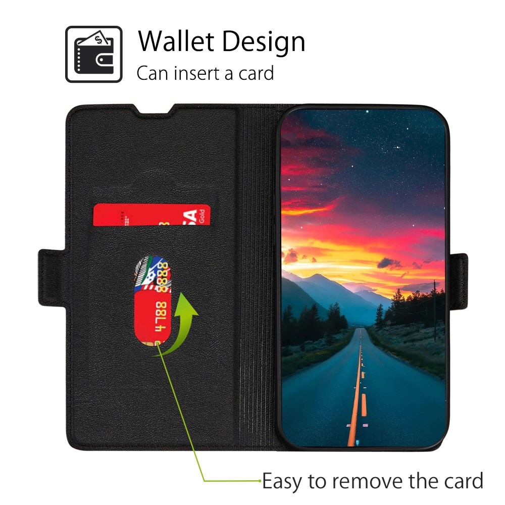Slim Card Wallet Xiaomi Redmi Note 11 Pro svart
