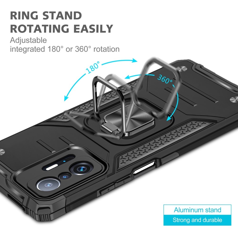 Hybridskal Tech Ring Xiaomi 11T/11T Pro svart