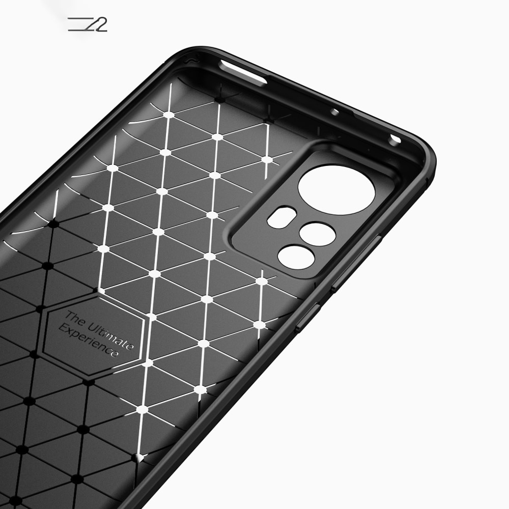 Xiaomi 12 Skal TPU Brushed Svart