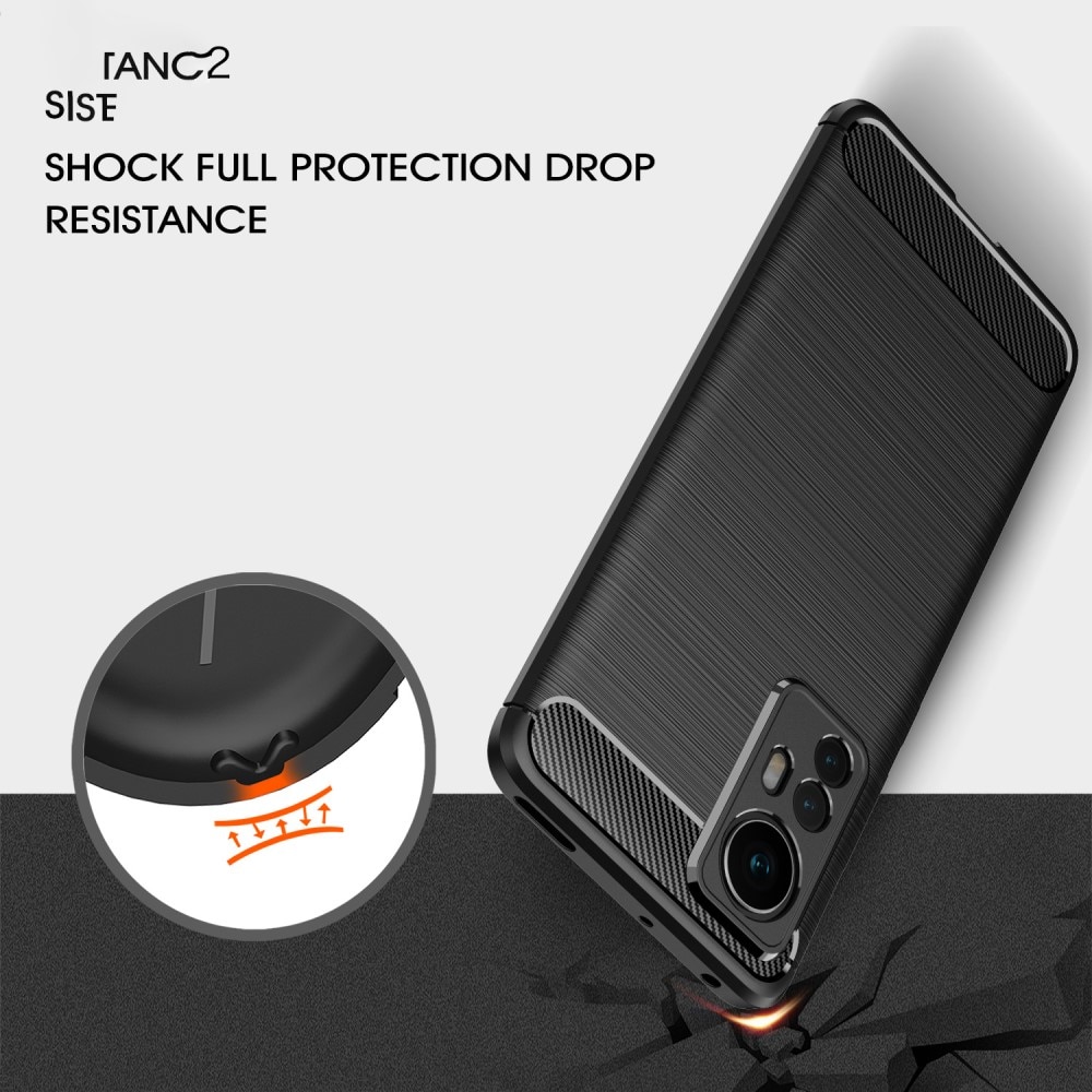 Xiaomi 12 Skal TPU Brushed Svart