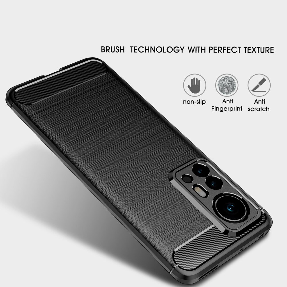 Brushed TPU Case Xiaomi 12 Pro Black