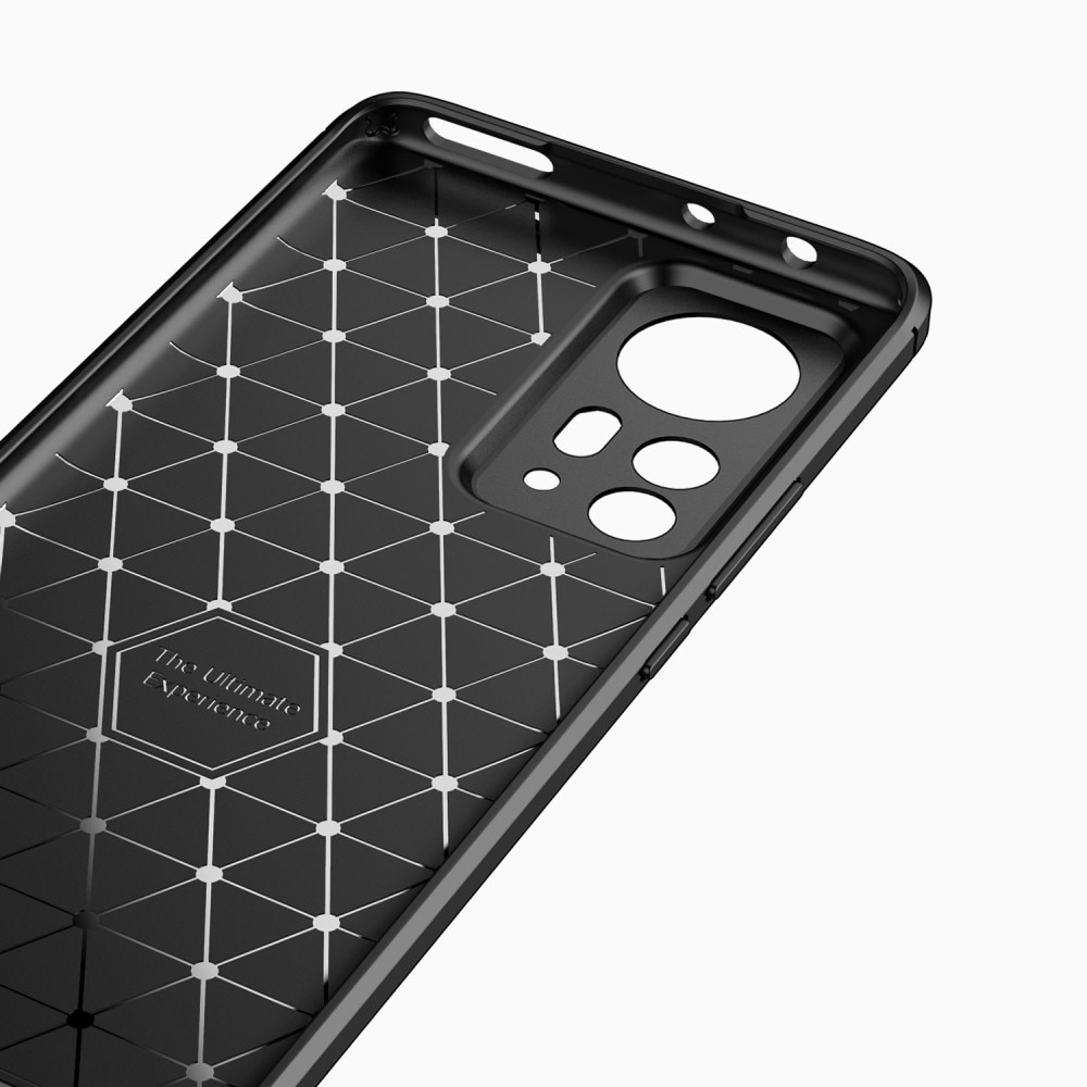Xiaomi 12 Pro Skal TPU Brushed Svart
