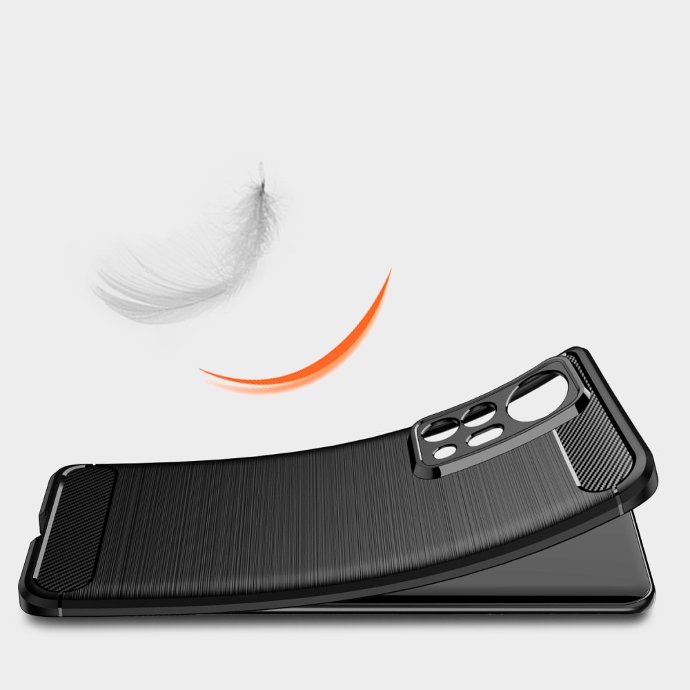Xiaomi 12 Pro Skal TPU Brushed Svart