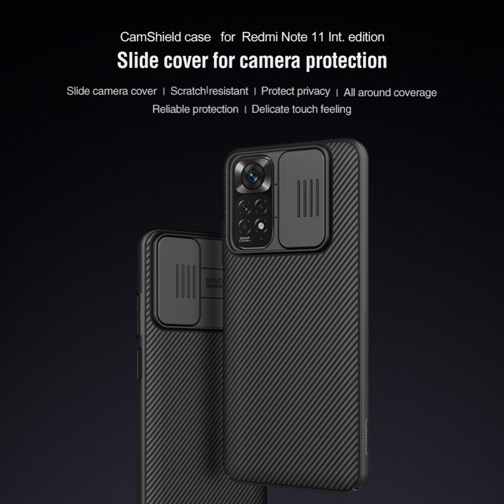 CamShield Skal Xiaomi Redmi Note 11 Svart