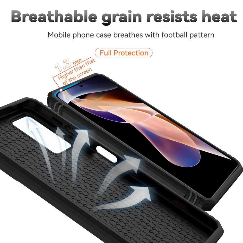 Hybridskal Ring+Camera Protection Xiaomi Redmi Note 11 Pro svart