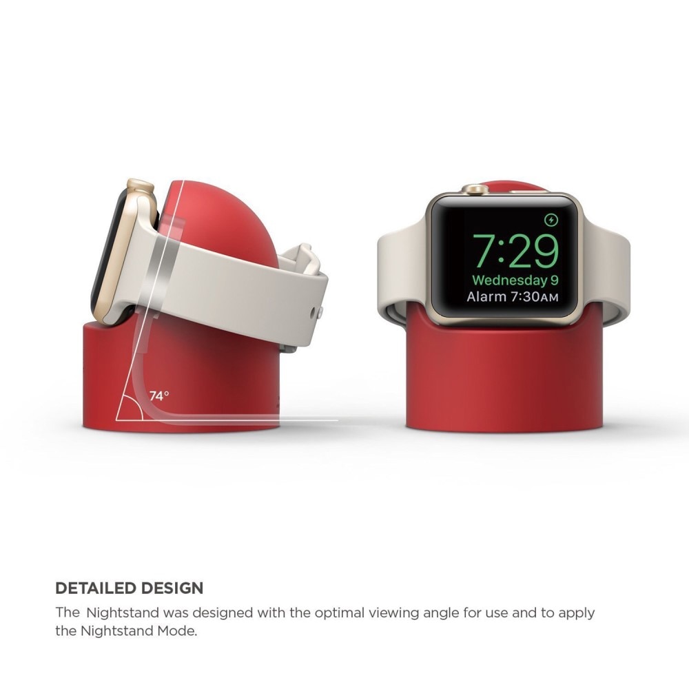 Laddningsställ Apple Watch röd