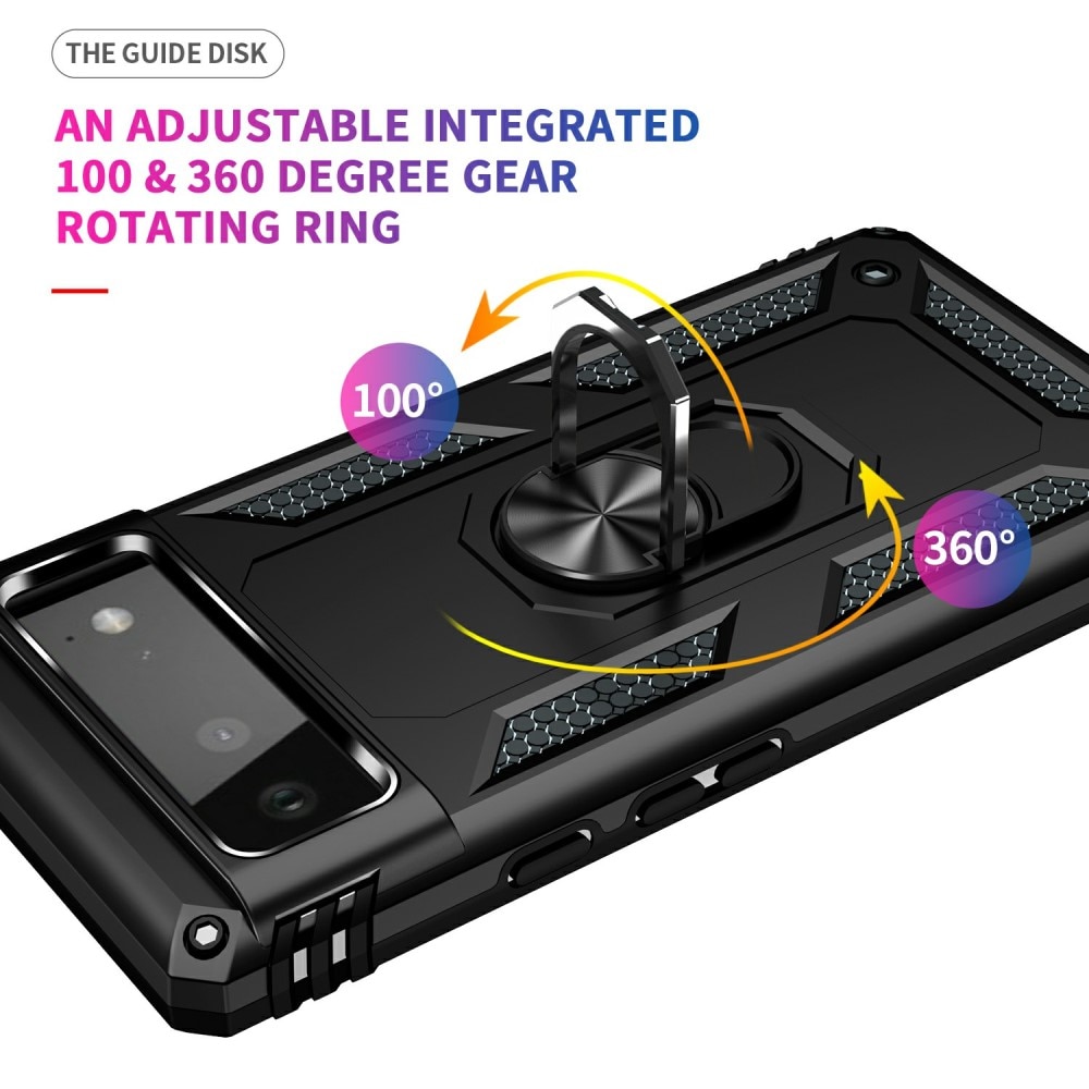 Hybridskal Tech Ring Google Pixel 6 svart