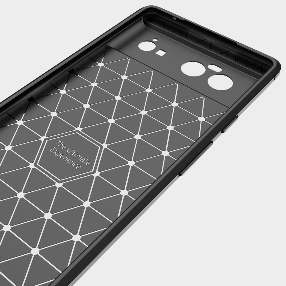 Google Pixel 6 Pro Skal TPU Brushed Svart